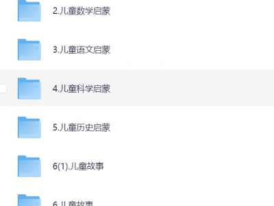 【少儿专区】告别到处搜，英语数学科史启蒙+故事绘本书籍，网盘打包直接存
