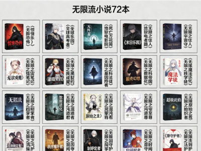 无限流小说72本，总计【131.9MB】